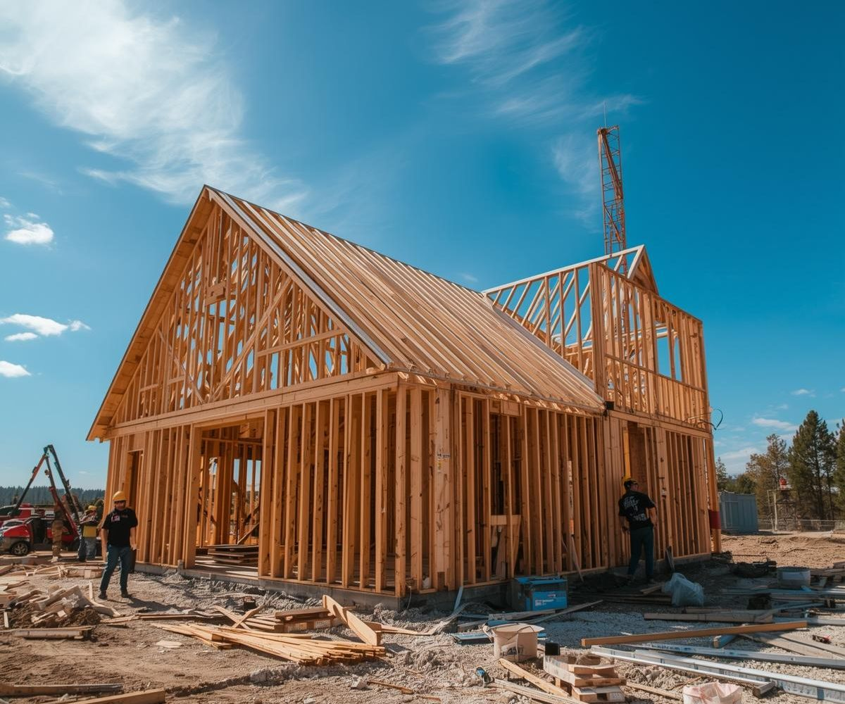 Nowoczesny dom drewniany