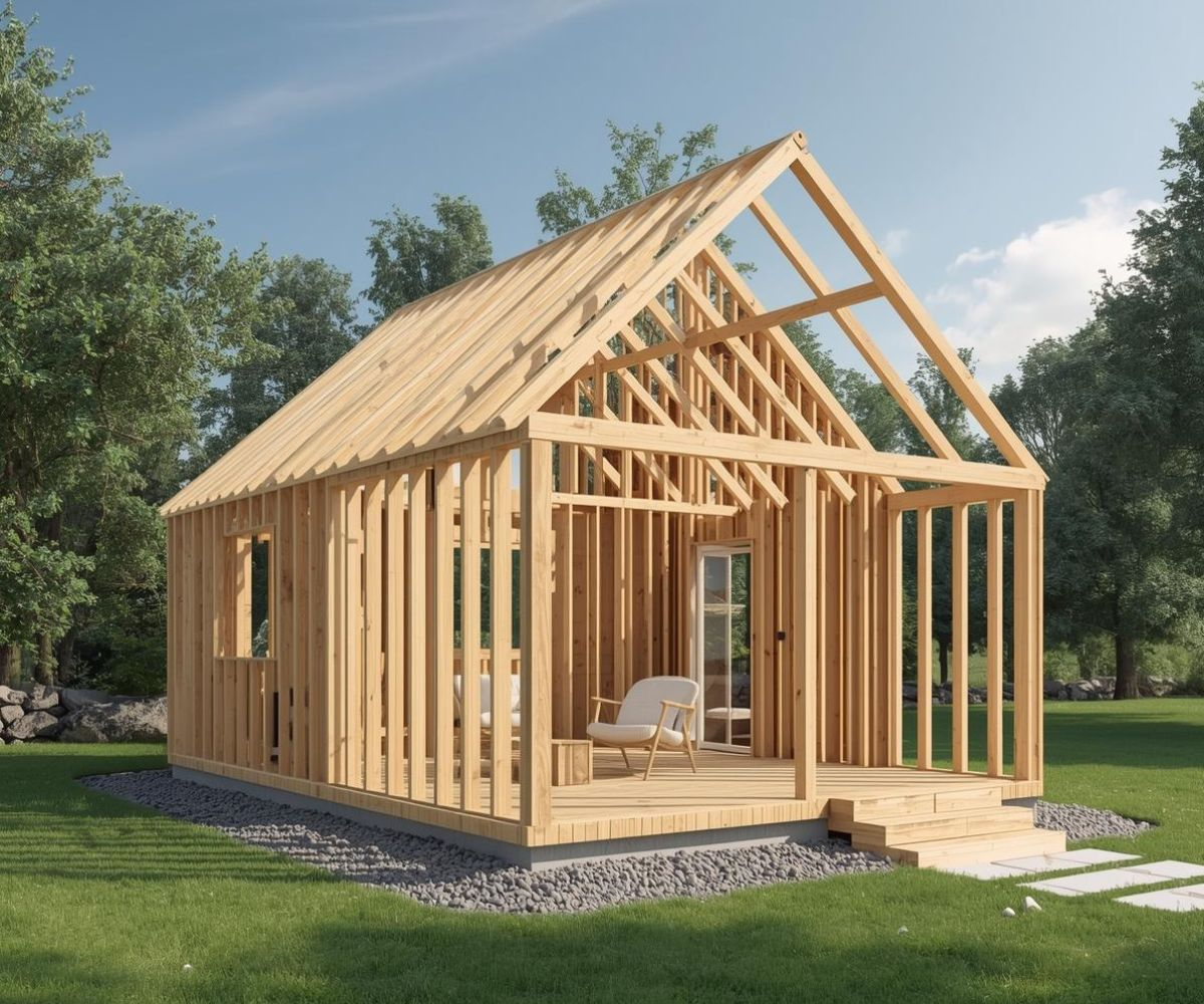 Nowoczesny dom drewniany